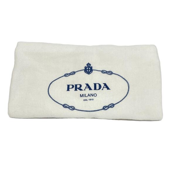 PRADA Triangle Logo Tote Bag - Picture 11 of 16
